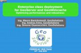 Enterprise class deployment  for GeoServer and GeoWebcache Optimizing performances and robustness