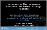 Leveraging the Lebanese Diaspora To enter Foreign Markets