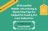 19 beautiful mobile advertising & marketing tips for global pet food & pet care industries