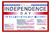 Independence Day Inspirational Quotes