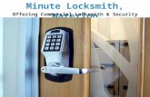 Commercial Locksmith & Security Services by Minute LockSmith, Waterloo