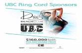 UBC-Ring Card Sponsors