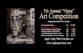 5th Annual "Open" (No Theme) Online Art Competition - Event Postcard