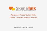 Advanced Presentation Skills - Lesson 1