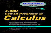 3,000 solved problems in calculus
