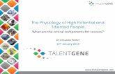 Talent Gene - The Physiology of High Potential and Talent 01 2014 Final 1.1