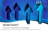 Blue arrow chart symbol power point themes templates and slides ppt designs