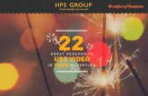 22 reasons to add video to your marketing mix
