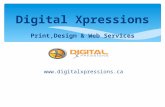 Digital Xpressions  the print, design and web services