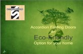 Accordion folding doors an eco friendly option for your home