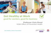 Prof Chris Rissel - NSW Health - Get Healthy at Work initiative