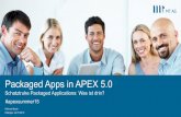 Packaged Applications in APEX 5.0