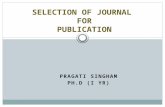 Selection of journal for publication