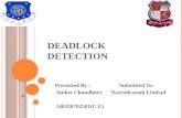deadlock detection using Goldman's algorithm by ANIKET CHOUDHURY