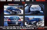 Used 2006 Lexus GS 300 in Boulder CO - Special