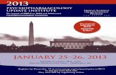 2013 Psychopharmacology Update Institute
