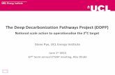 The Deep Decarbonization Pathways Project (DDPP): National scale action to meet global mitigation targets