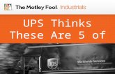 UPS Thinks These Are 5 of Its Biggest Risks