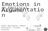 Emotions in Argumentation: an Empirical Evaluation @ IJCAI 2015