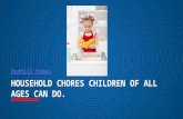 Household chores for children of all ages