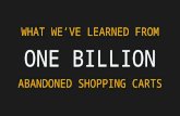 SAAL C - 09:25 - What We’ve Learned From One Billion Abandoned Shopping Carts with Michael Barber
