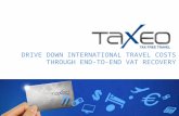 Taxeo : Automated VAT Recovery on Travel Expenses in Europe