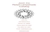 Jovin Retail Lampshade Catalog