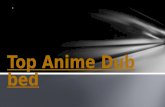 Top anime dubbed