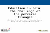 Education in Peru: the challenge of the perverse triangle