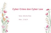 Revisi Pp cyber crime dan cyber law