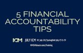 5 Tips for Financial Accountability