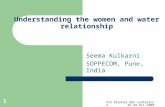 Understanding the women and water relationship (IWC5 Presentation)