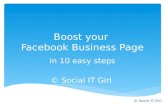 10 ways to Boost your Facebook Page