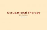 Occupational therapy job outlook
