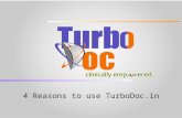4 reasons to use turbo doc.in