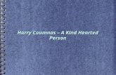 Harry Coumnas – A Kind Hearted Person