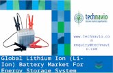 Global Lithium Ion (Li-Ion) Battery Market For Energy Storage System (ESS) 2015-2019