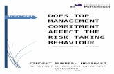 DOES TOP MANAGEMENT COMMITMENT AFFECT THE RISK TAKING BEHAVIOUR WITHIN SMEs