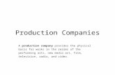 Production, distribution and exhibition companies
