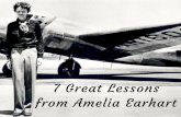 7 Great Lessons From Amelia Earhart