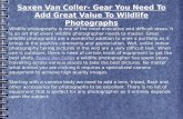 Saxen van coller ppt saxen van coller- gear you need to add great value to wildlife photographs_9.june