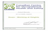 Certified in Health and Safety for  working at heights