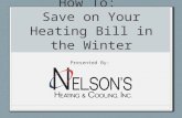 Save on Heating This Winter