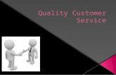 Events Management Chapter 5 Quality Customer Service