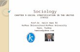 Prof.dr. halit hami öz sociology-chapter 9-social stratification in the united states