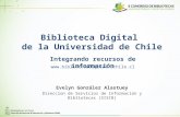 Biblioteca Digital de la Universidad de Chile: integrando recursos de información