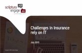 Challenges in insurance rely on IT