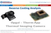 Opgal Therm-App Infrared Camera & Ulis IR Microbolometer teardown reverse costing report published by Yole Developpement