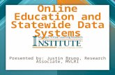 Online Education and Statewide Data Systems