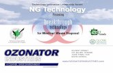 NG Technology OZONATOR Tech Specs  ETV certification GLOBAL 2015